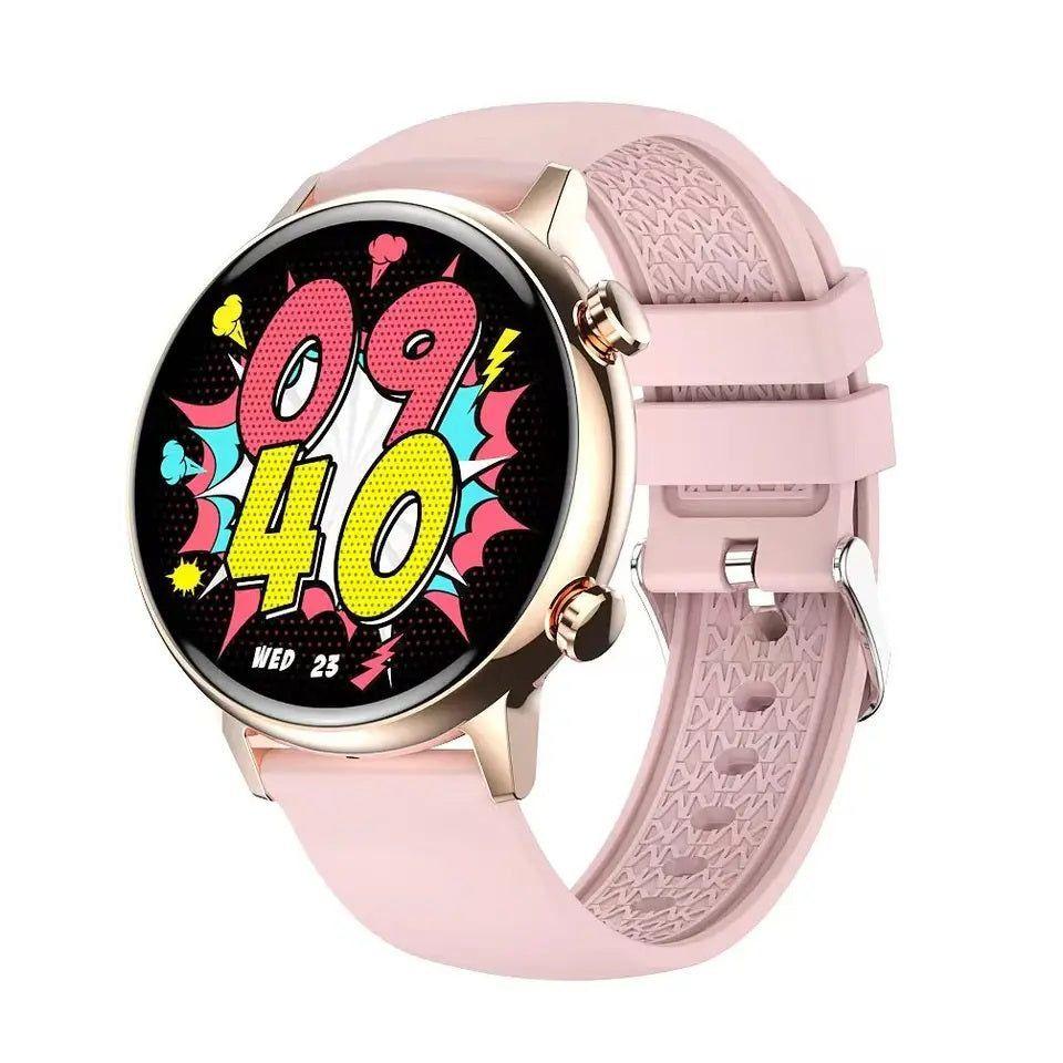 Smartwatch Bluetooth Mujer Pantalla AMOLED Correa Silicona-5