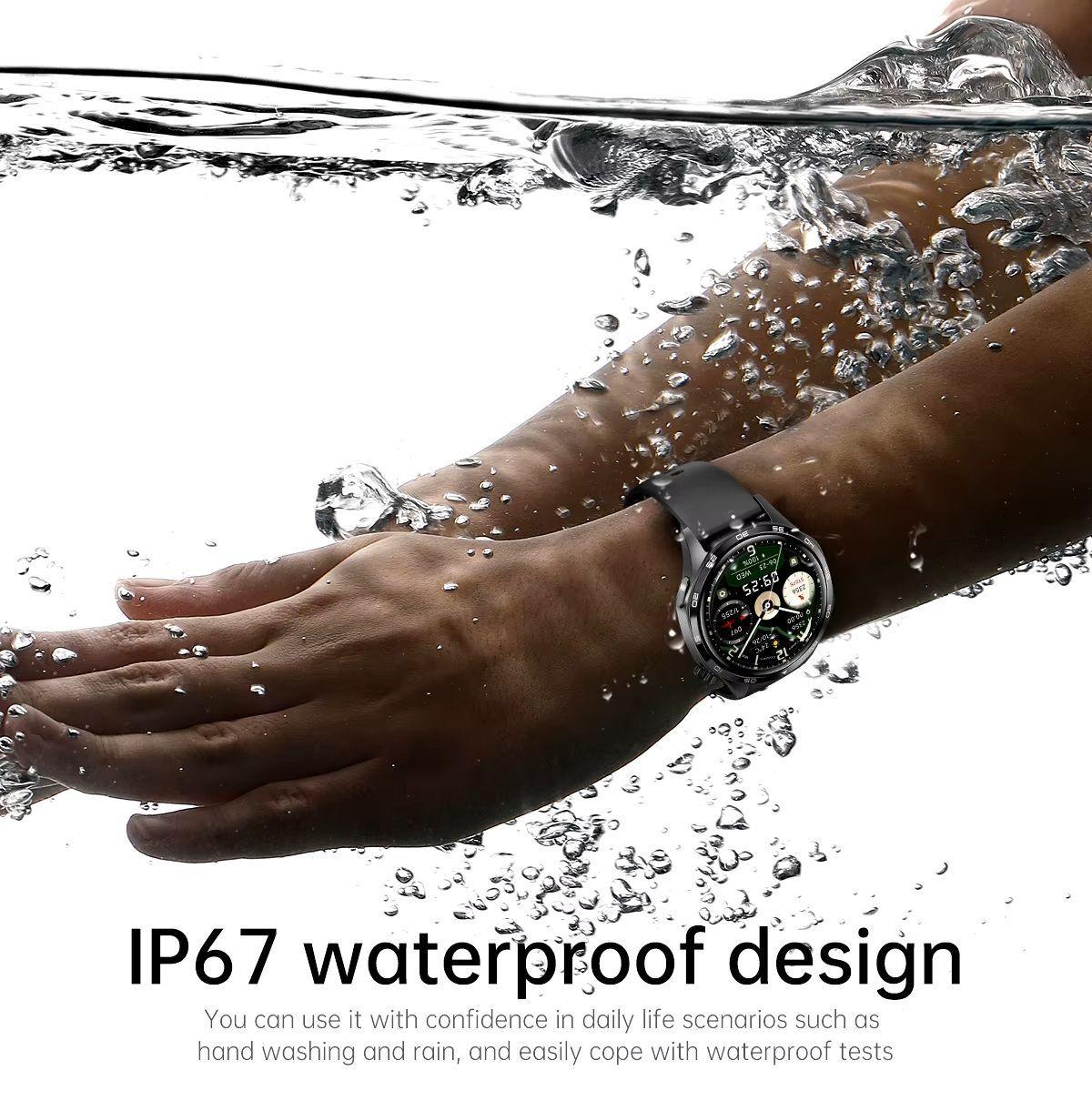 Smartwatch GT5 PRO Correa Metálica Monitor de Salud 247 IP67 BT-6