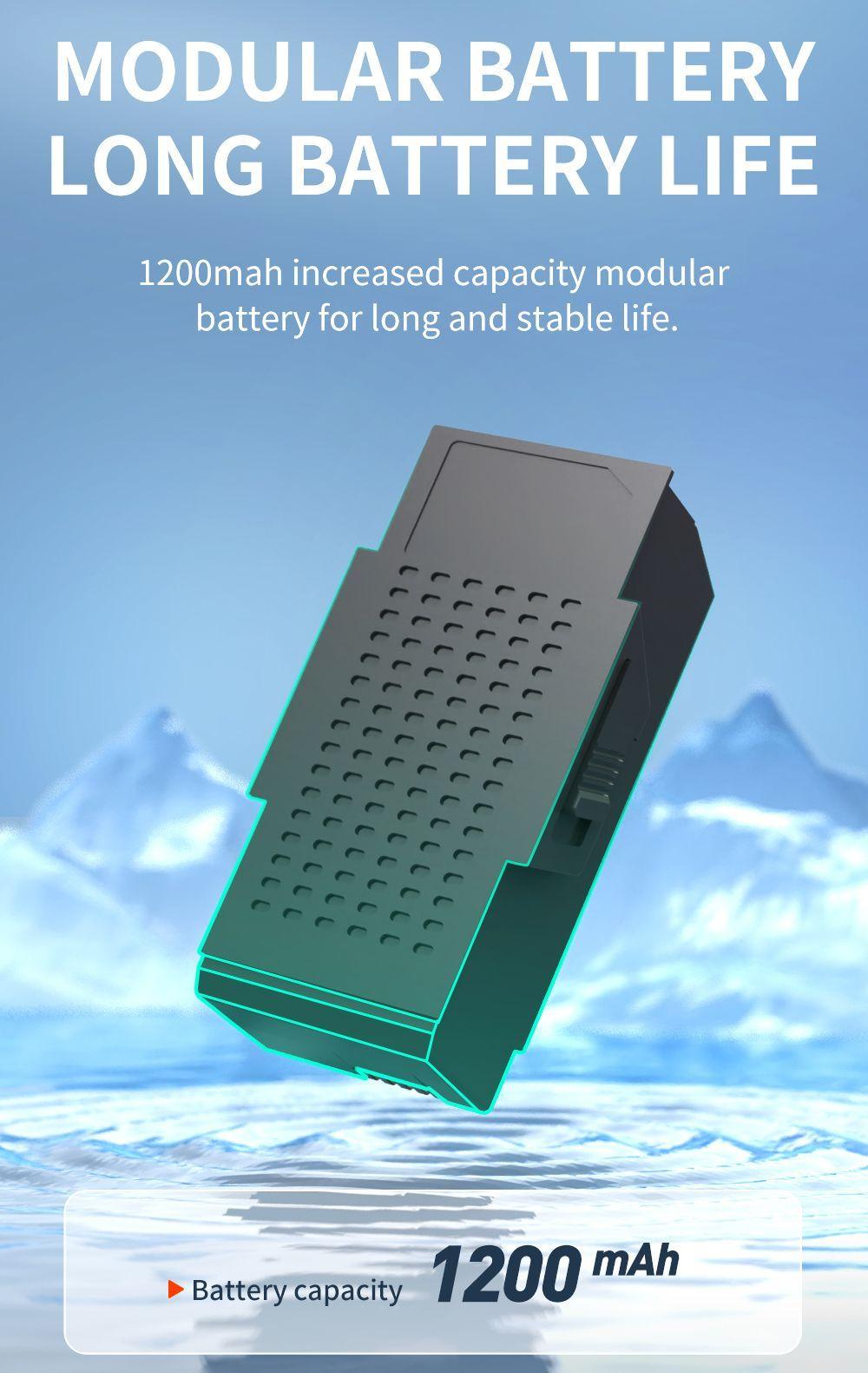 Drone 4K Cámara Dual Profesional WIFI 1200mAh-6