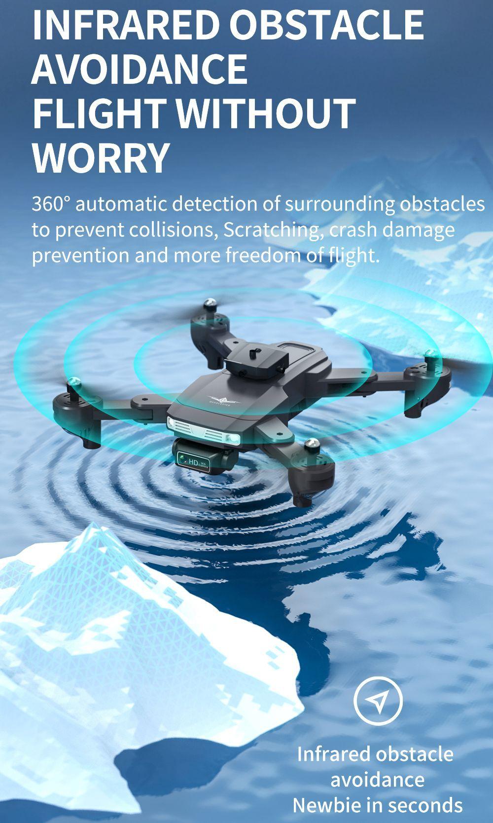 Drone 4K Cámara Dual Profesional WIFI 1200mAh-4