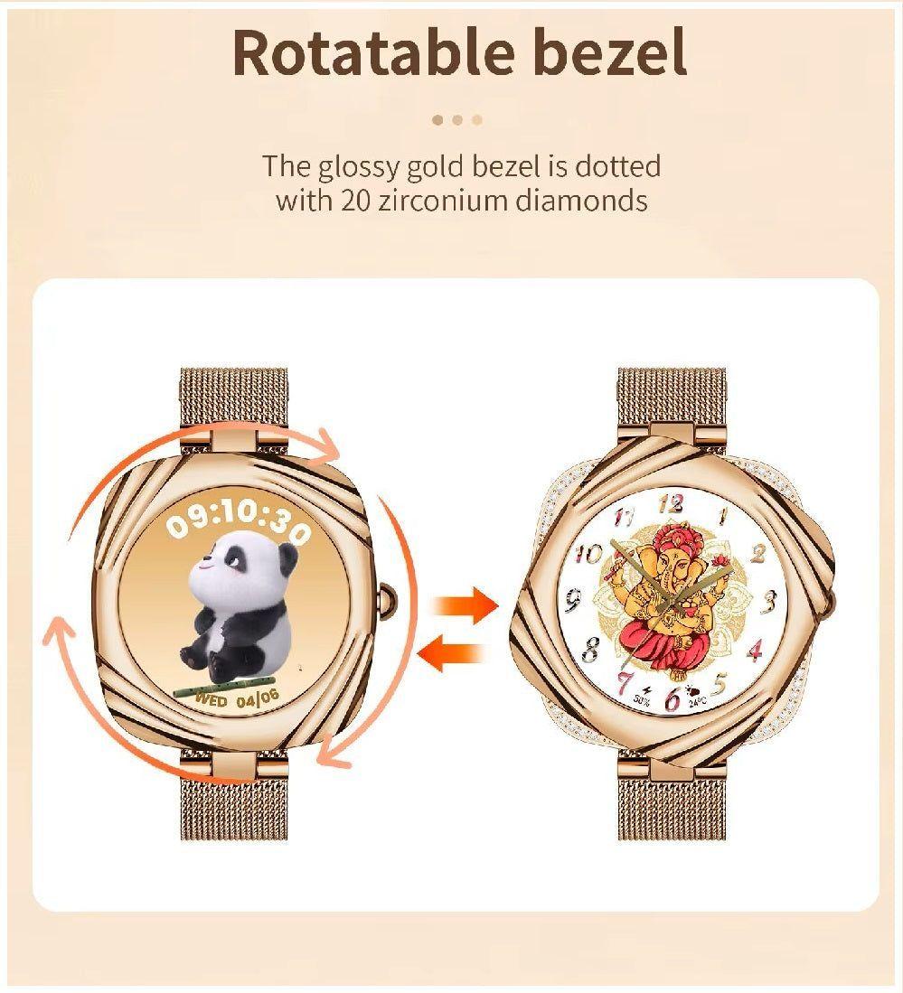 Smartwatch Elegante AW5 Amoled 220mAh IP68 Salud-3