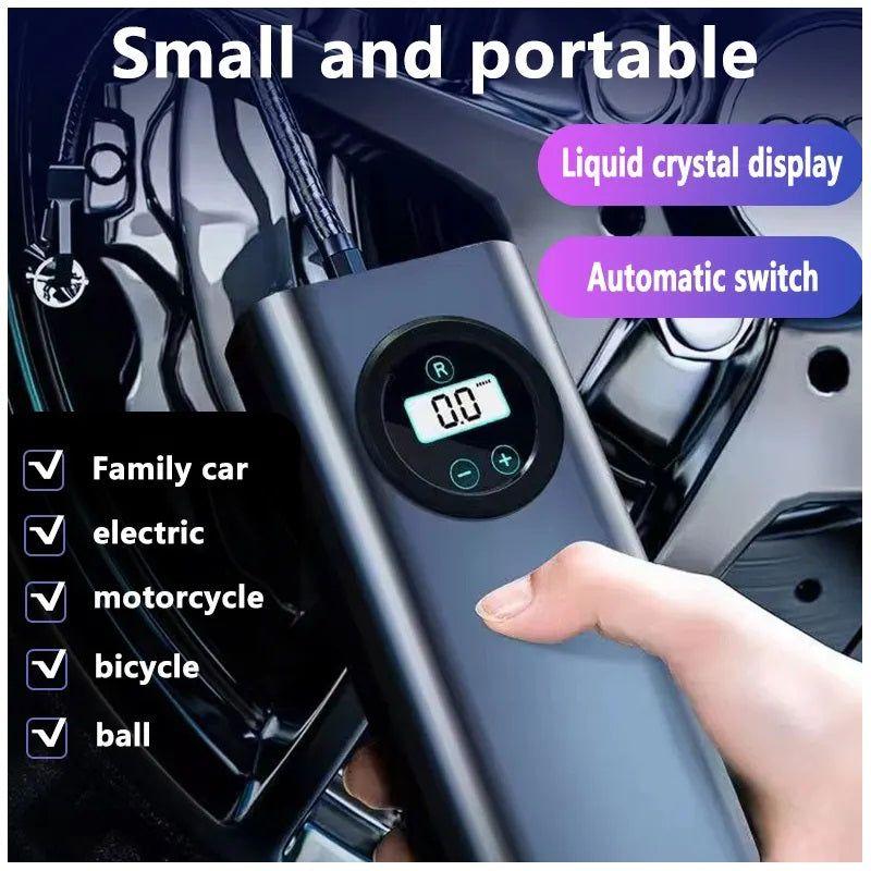 Monkeywatch Compresor de Aire Portátil 12V Digital Inflador Multiuso-4