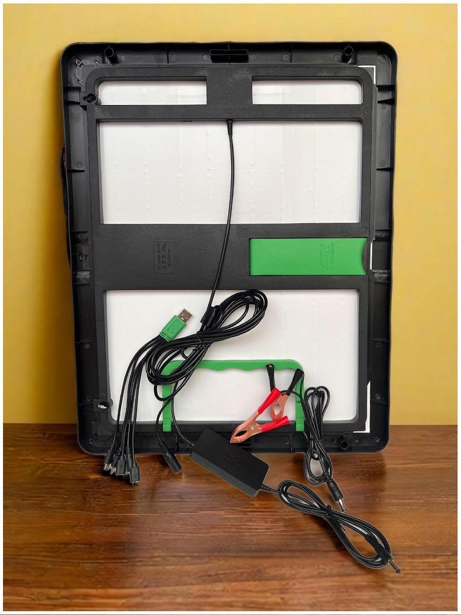 Panel Solar Portátil 30W 18V Adaptador de carga Múltiple Cable USB-5