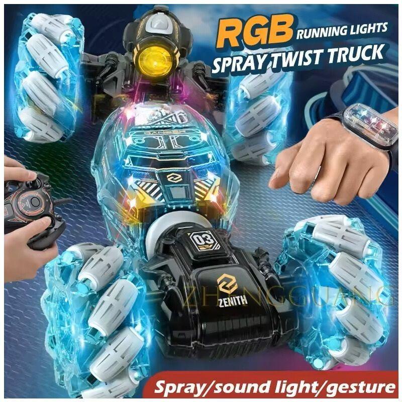 Auto Acrobático Doble Cara 4X4 RC Control Remoto Gestos-4