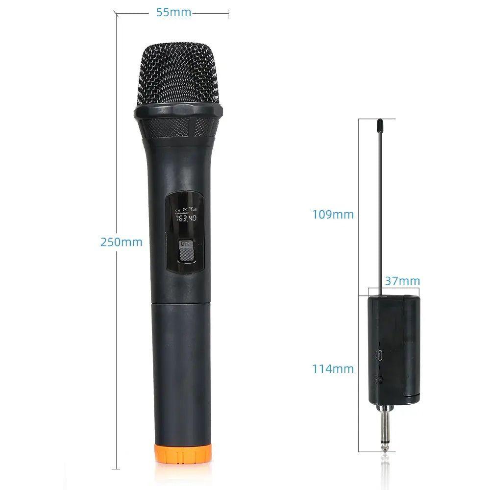 Monkeywatch Micrófono inalámbrico Profesional 50mts Compatible Cancelación Ruido-3
