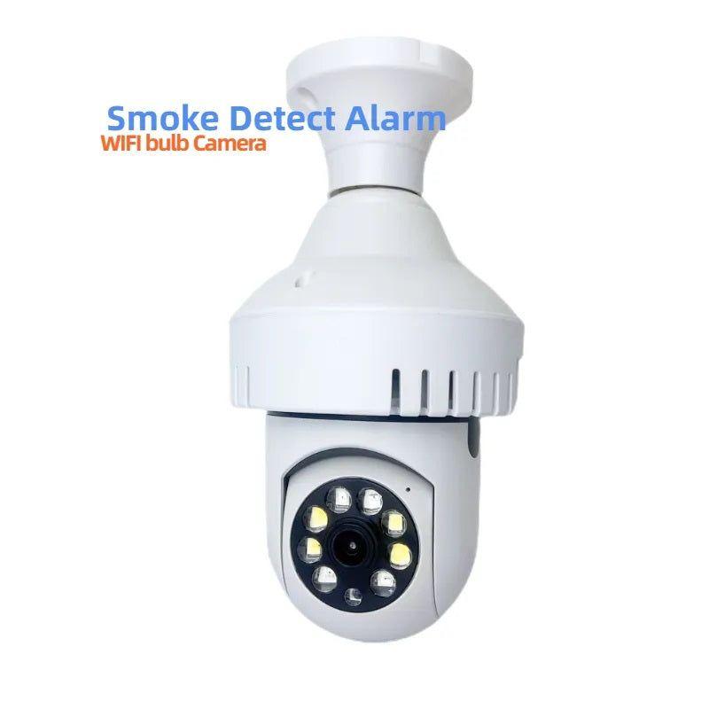 Monkeywatch Cámara IP 360° Ampolleta motorizada Full HD Detector de Humo Alarma-4
