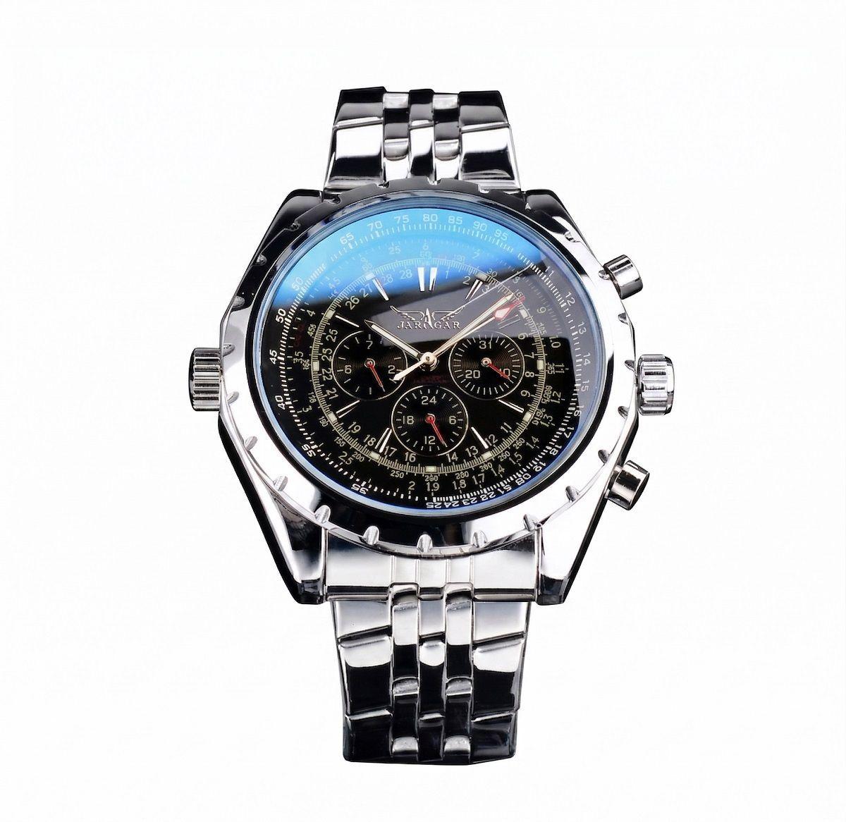 Reloj automático Deportivo para Hombre Movimiento Mecánico-0