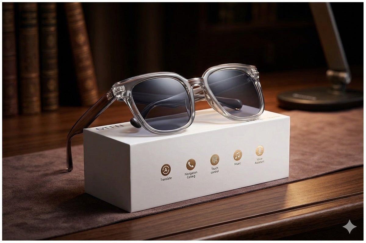 Lentes Inteligentes Bluetooth con Audio Integrado, Llamadas Manos Libres y Control-3