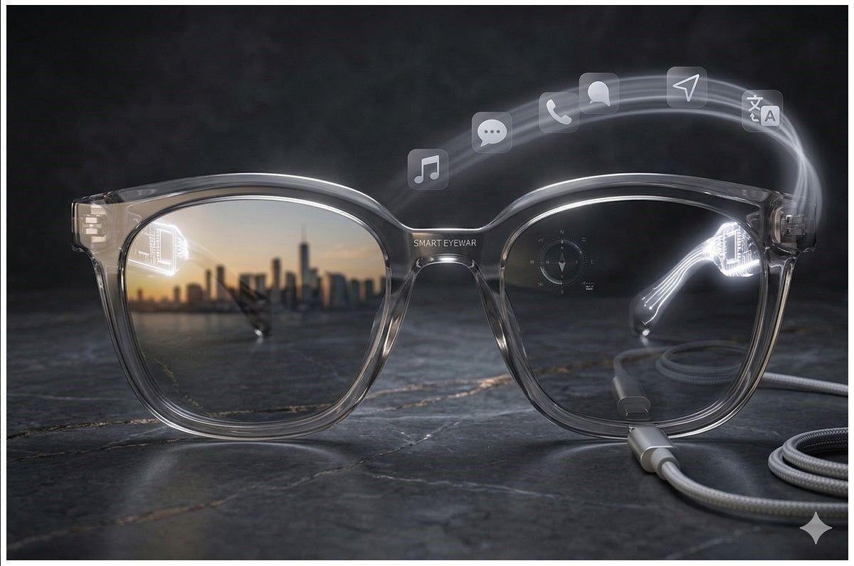 Lentes Inteligentes Bluetooth con Audio Integrado, Llamadas Manos Libres y Control-4