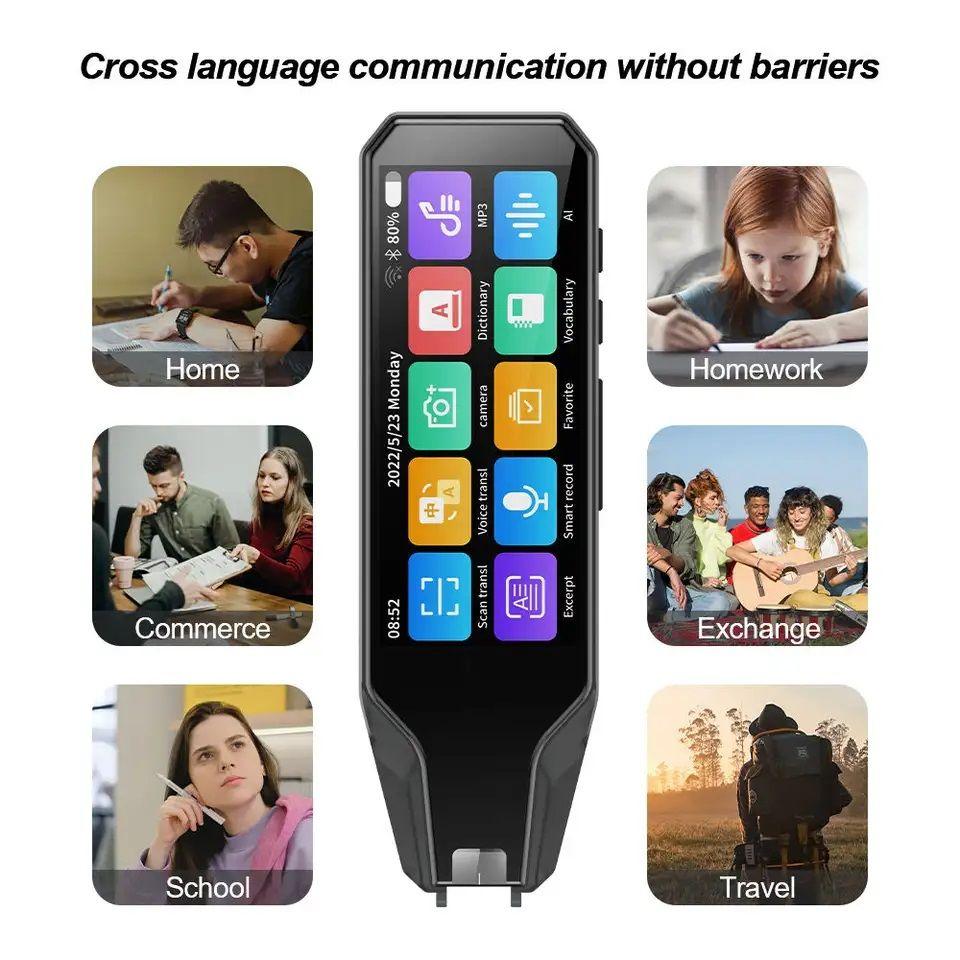 Lápiz Traductor Portátil Inteligente 134 Idiomas Escáner y Traductor-4
