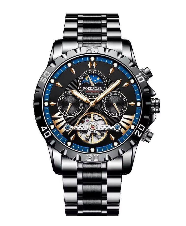 Reloj automático Mecánico para Hombre Mecánico Impermeable 3ATM-0
