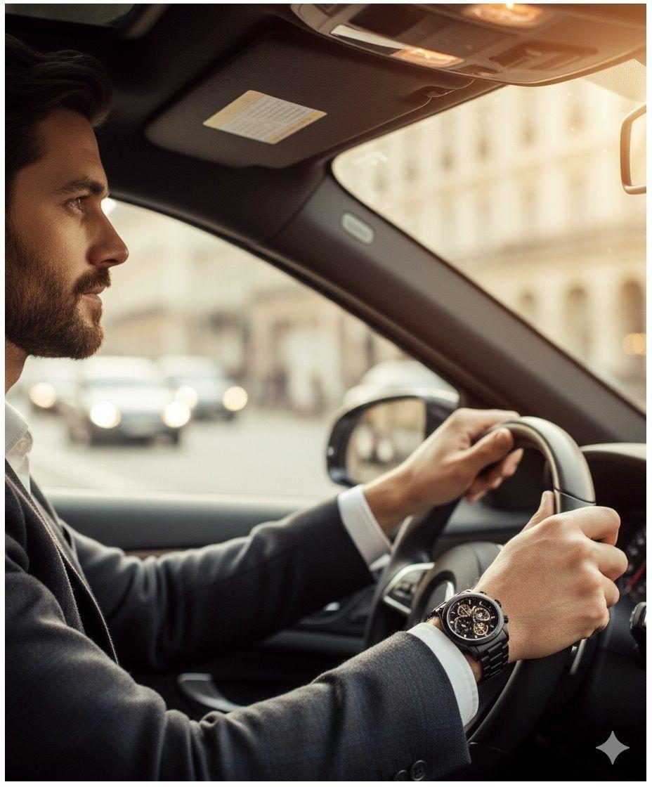 Reloj automático Mecánico para Hombre Mecánico Impermeable 3ATM-1