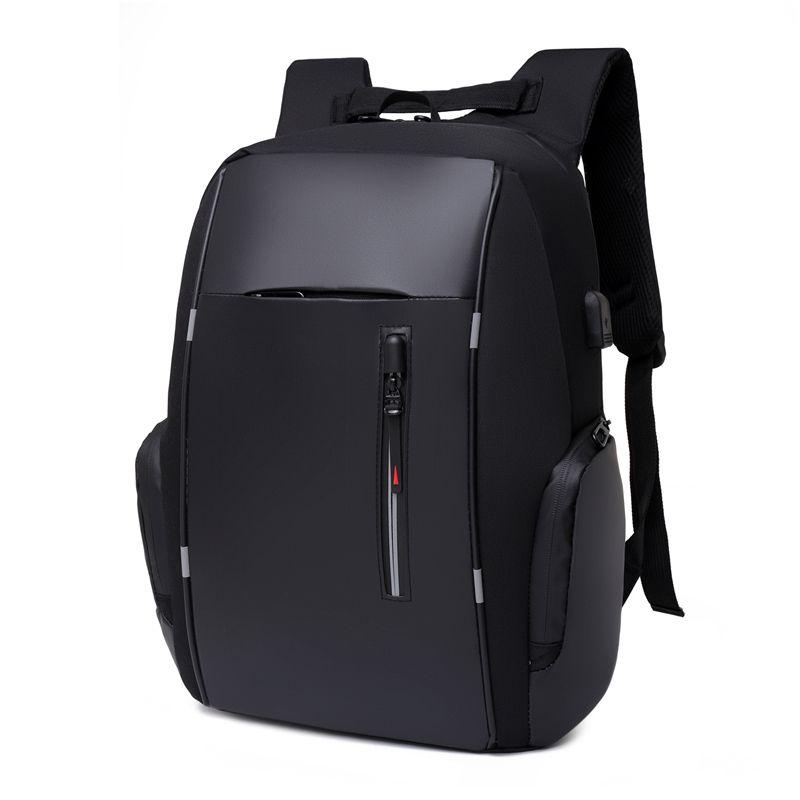 Mochila Multifuncional Impermeable con Compartimento para Laptop y Puerto USB-0