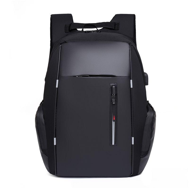Mochila Multifuncional Impermeable con Compartimento para Laptop y Puerto USB-1