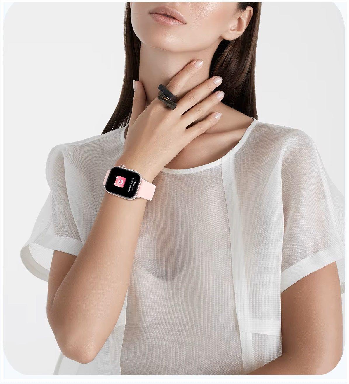 Smartwatch Deportivo y Elegante 3 Correas Intercambiables Notificaciones Salud Deporte-4