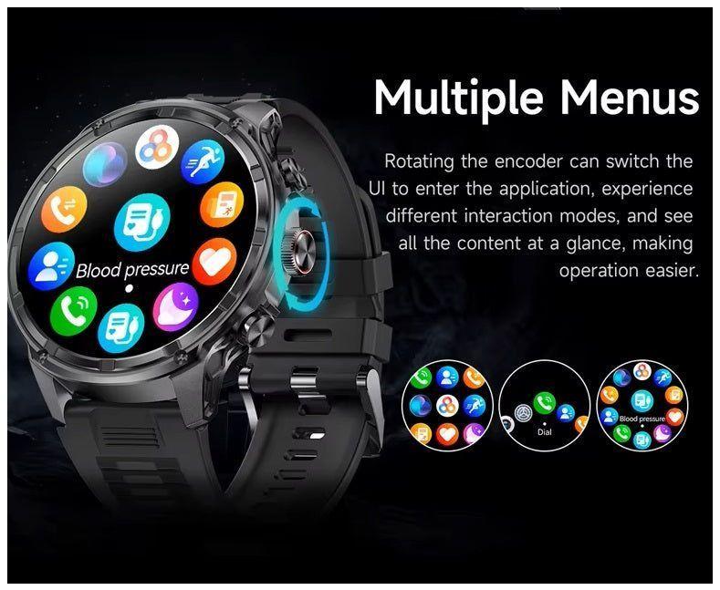 Reloj Inteligente AMOLED 1.85 Batería 710mAh, Llamadas Salud Deporte Compatible IOS Android-4