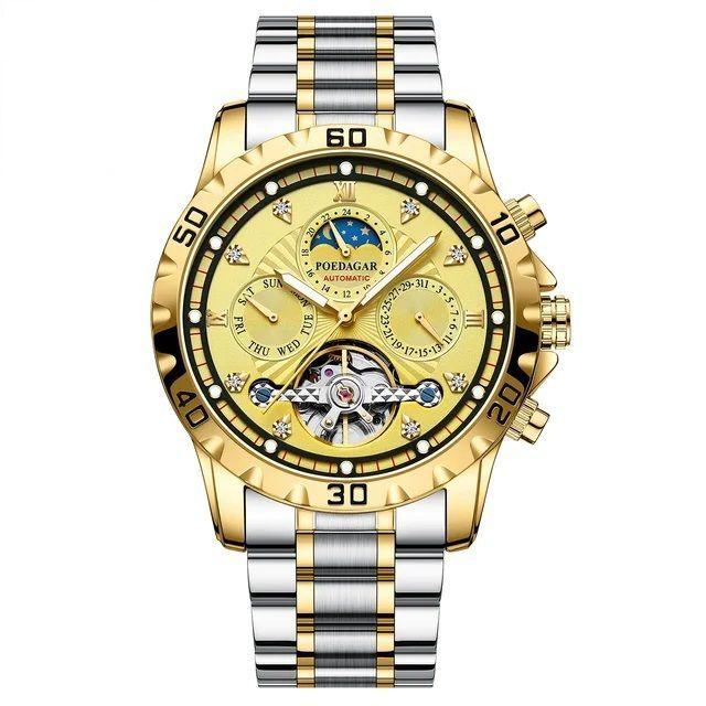 Reloj automático Mecánico para Hombre Visualización Completa-0