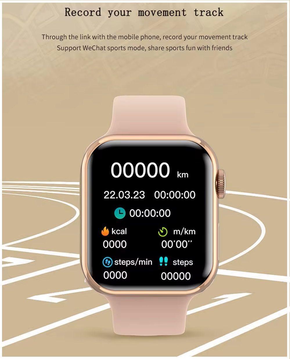 Smartwatch IW9 MINI Bluetooth 50 Monitoreo Integral de Salud-6