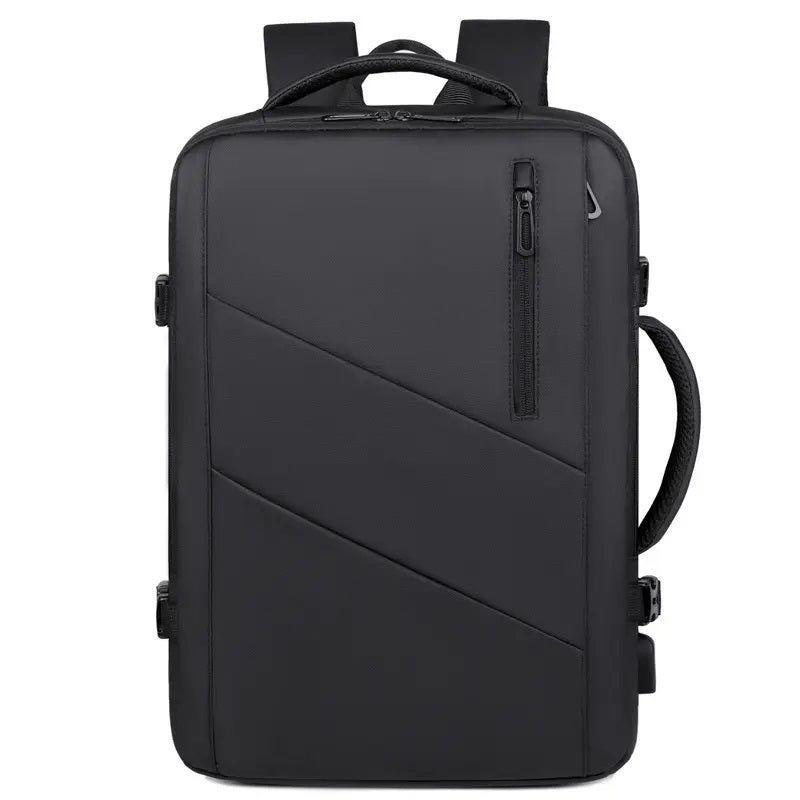 Mochila Laptop Ejecutiva Expandible USB Impermeable Antirrobo 20-39L-0