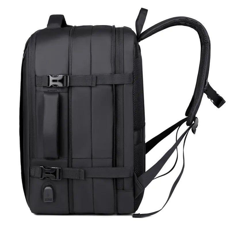 Mochila Laptop Ejecutiva Expandible USB Impermeable Antirrobo 20-39L-3