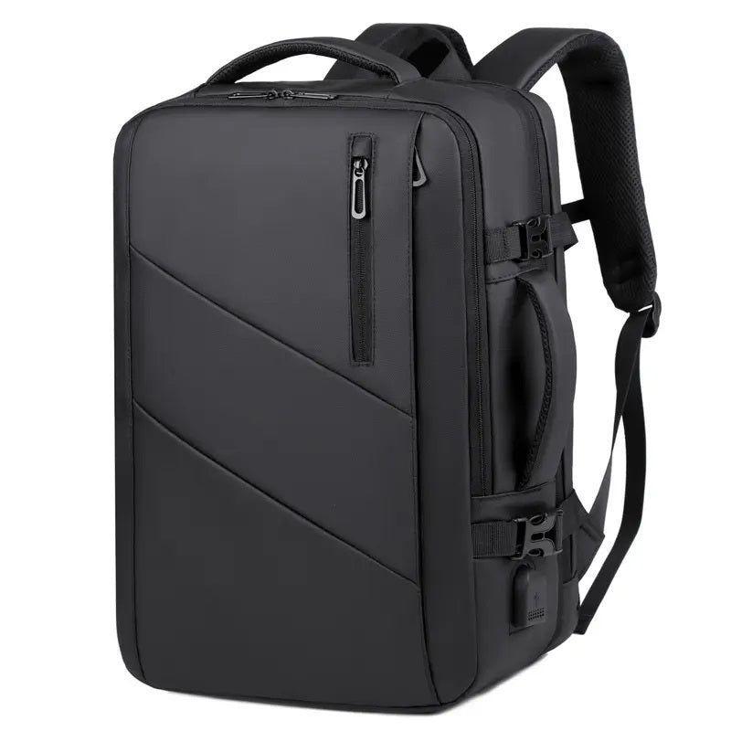 Mochila Laptop Ejecutiva Expandible USB Impermeable Antirrobo 20-39L-5