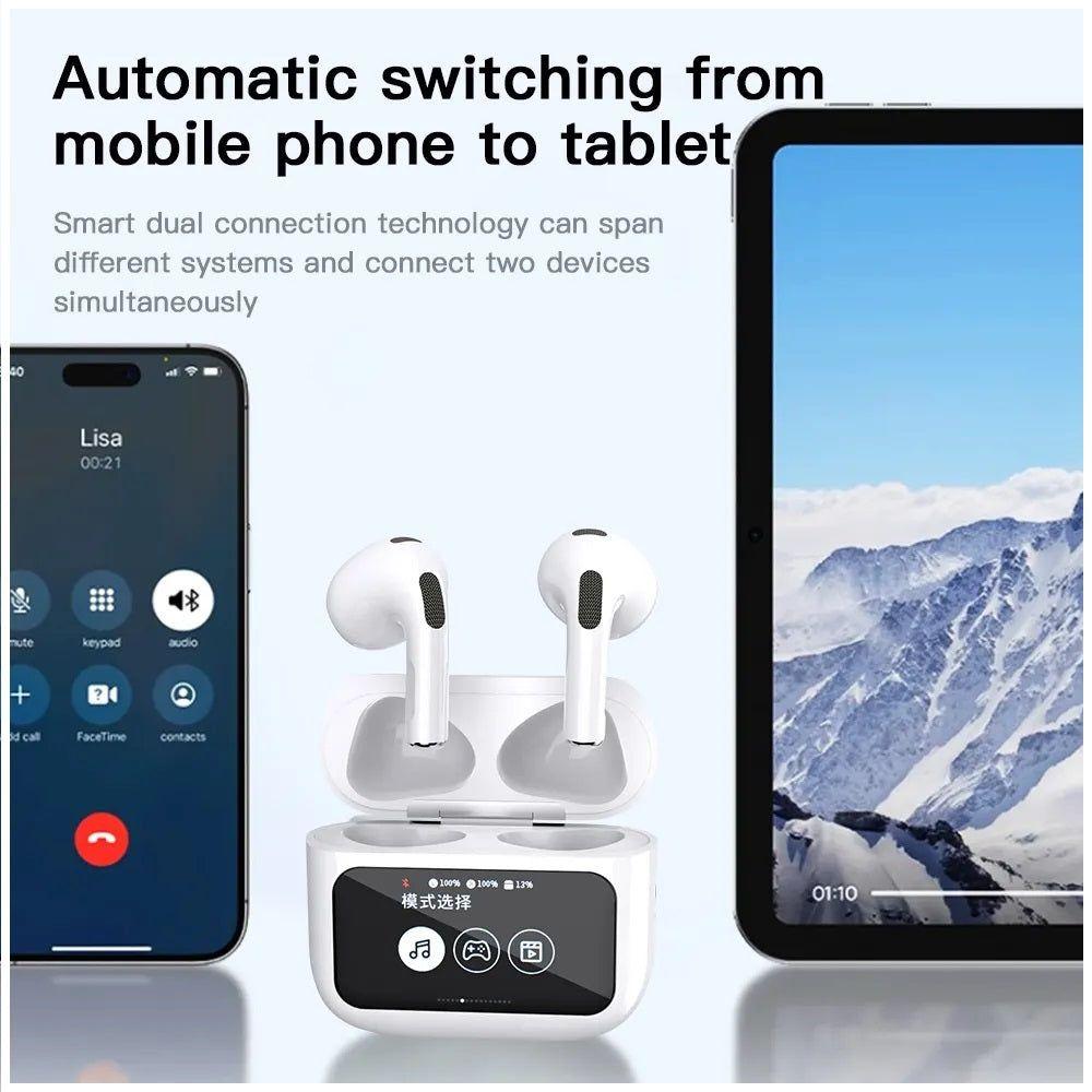 Monkeywatch Auriculares Inalámbricos Pantalla Táctil Conexión Doble 30 Horas de Autonomía-1
