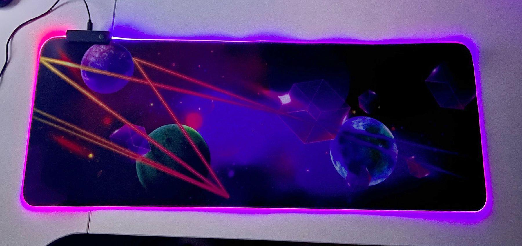 Mousepad Gamer Led RGB USB 80X30cm-3