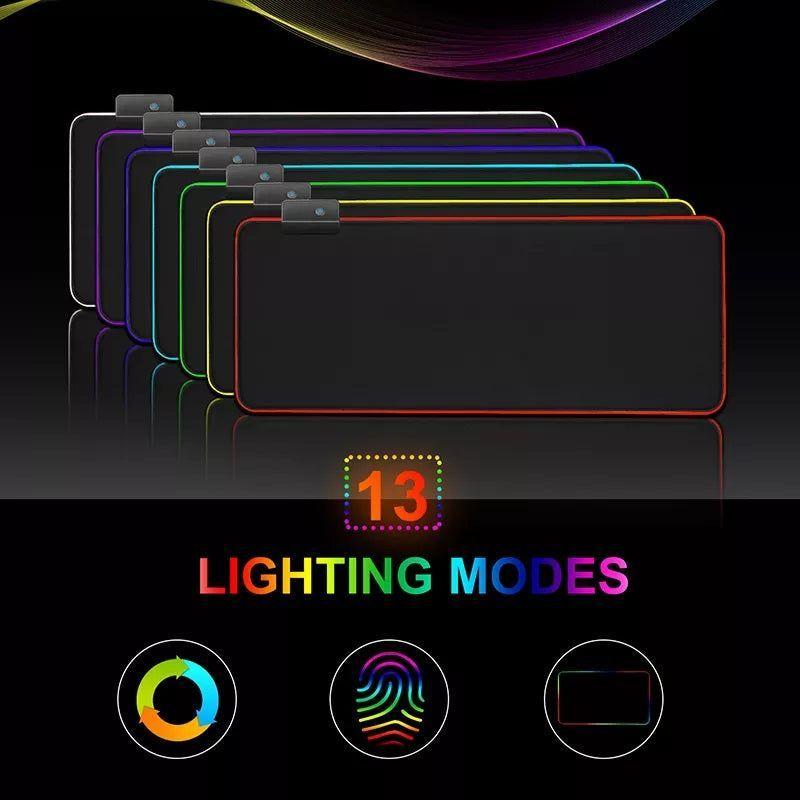 Mousepad Gamer Led RGB USB 80X30cm-4