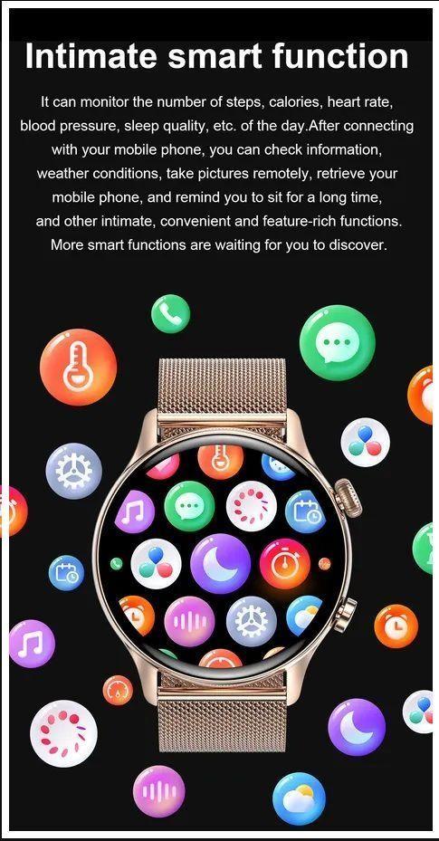 Reloj Inteligente Smartwatch Bluetooth Elegante-4