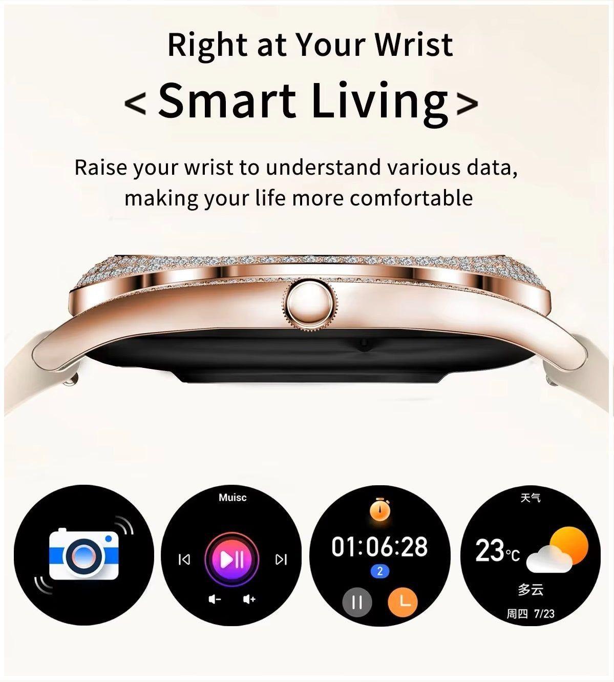 Reloj Inteligente Smartwatch Bluetooth Deportivo AMOLED 466x466 Compatible IOS Android-3