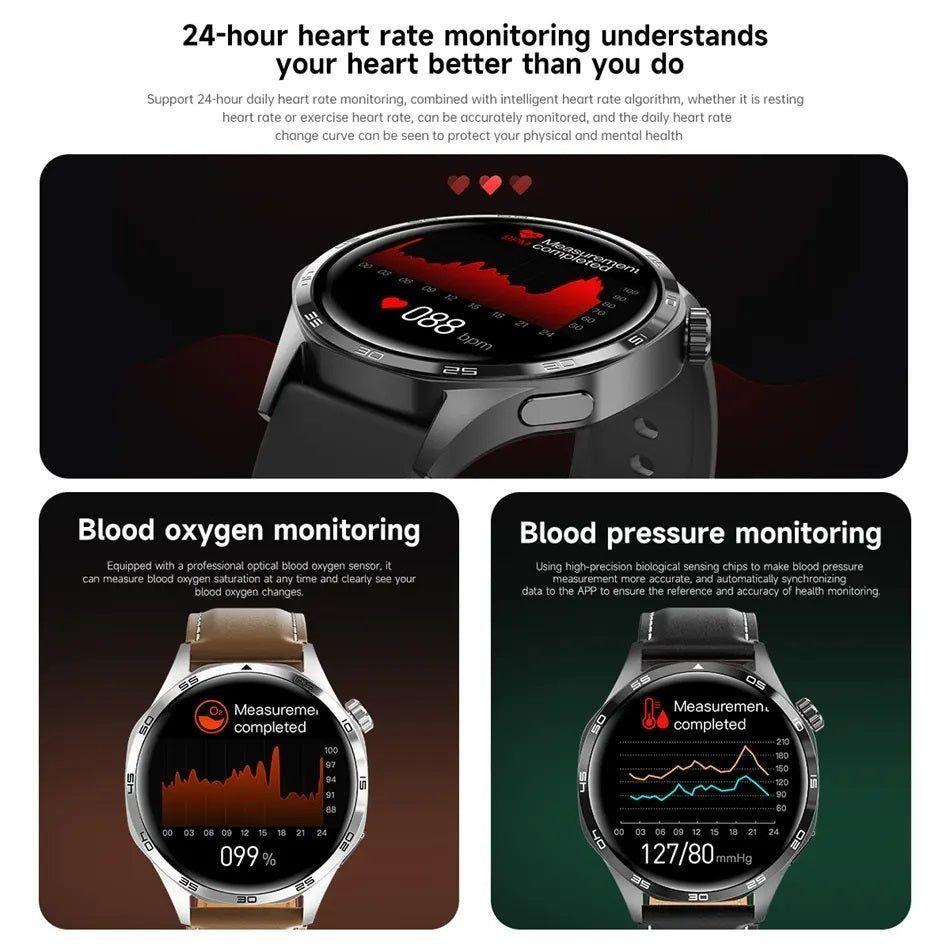 Smartwatch GT5 PRO Correa Metálica Monitor de Salud 247 IP67 BT 300mAh-2