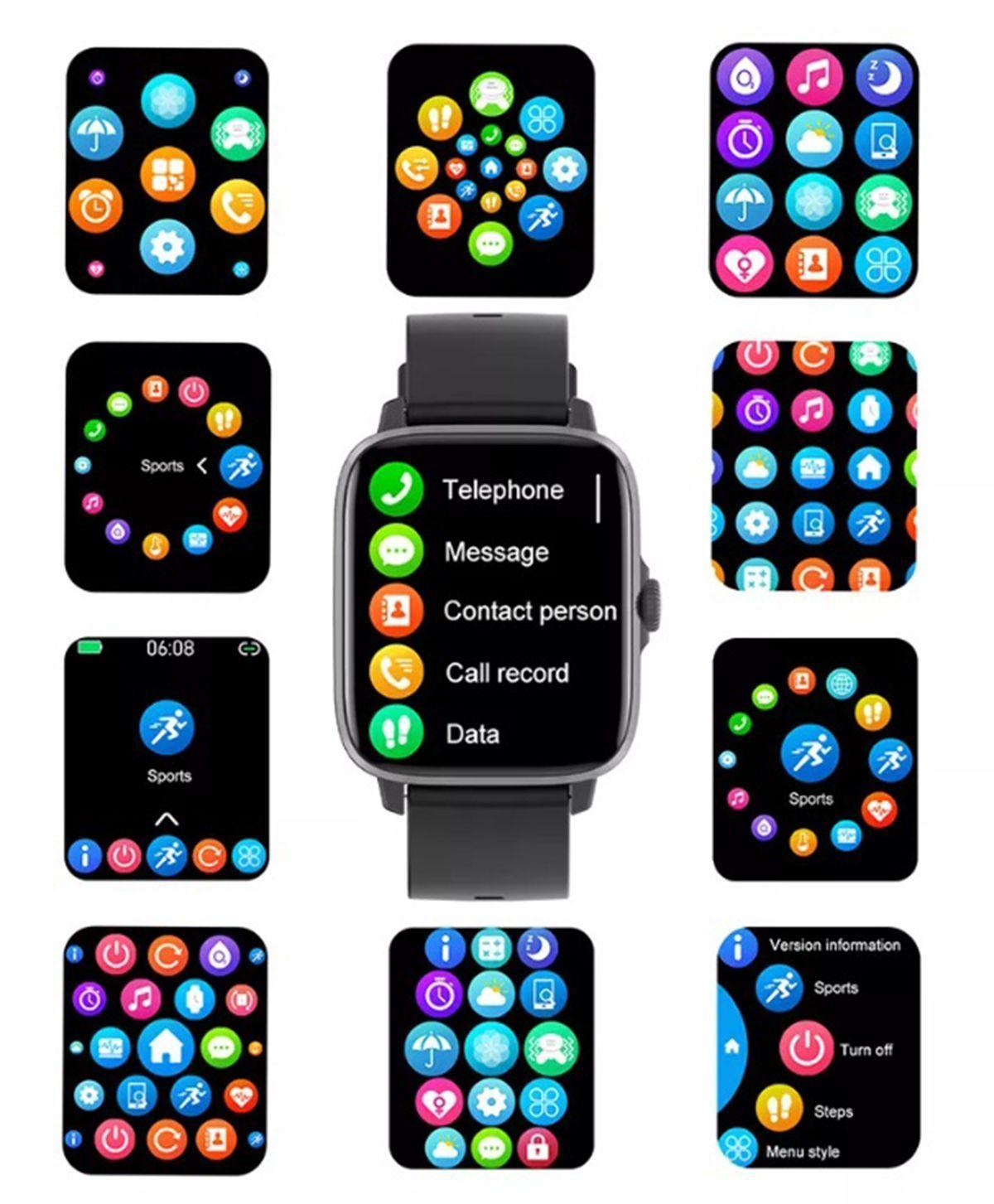 Reloj Inteligente Smartwatch Bluetooth 1.99"-4