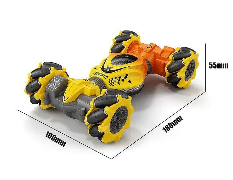 Monkeywatch Auto RC 3 Modos Sensor movimiento control y mano Amarillo-1