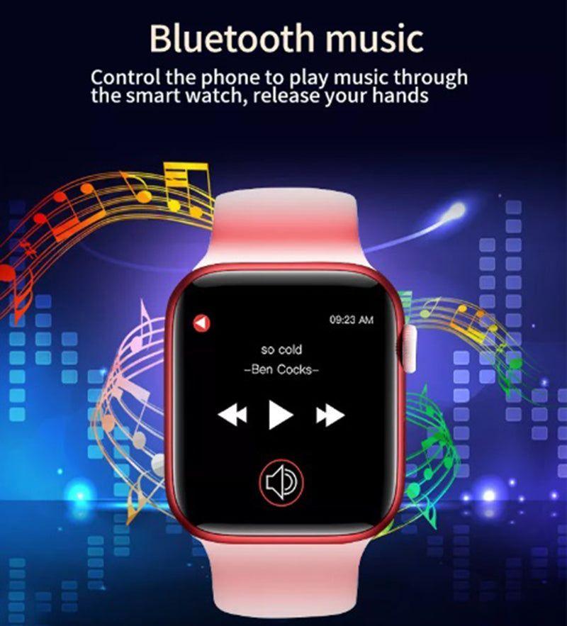 Smartwatch Bluetooth X8 PRO MAX ROSADO-2