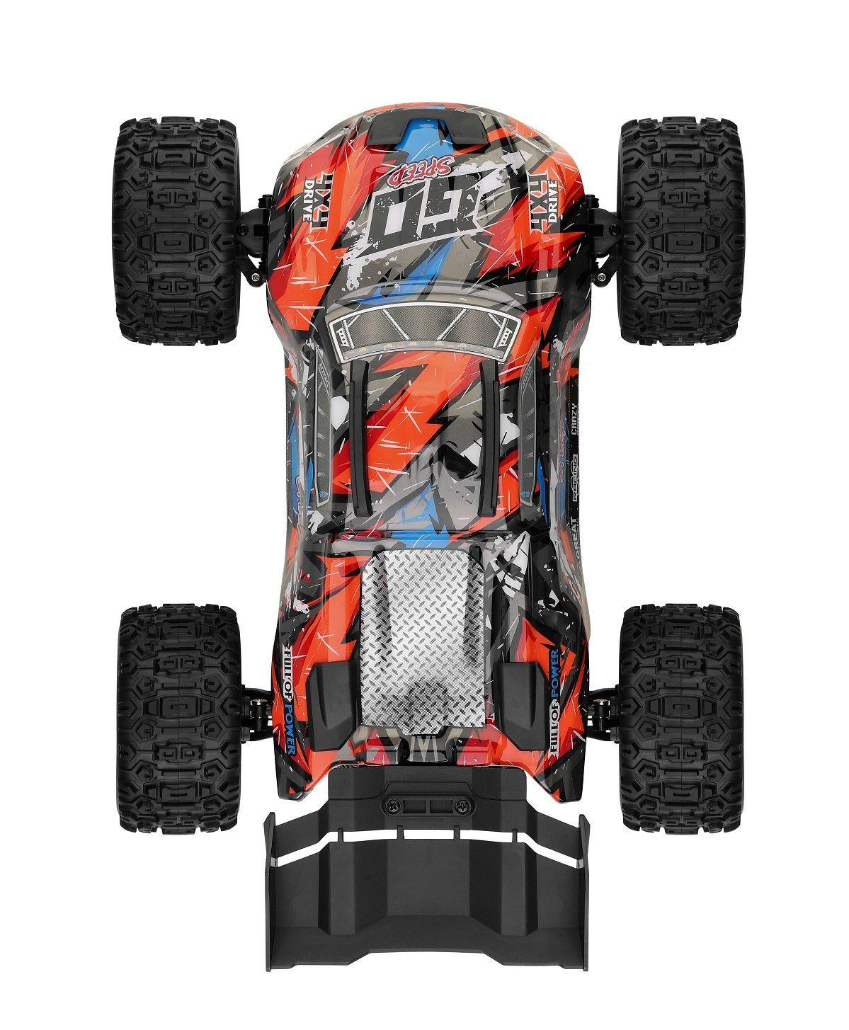 Monkeywatch Auto RC Monster Truck Profesional 4WD Velocidad 60kmh 118-4