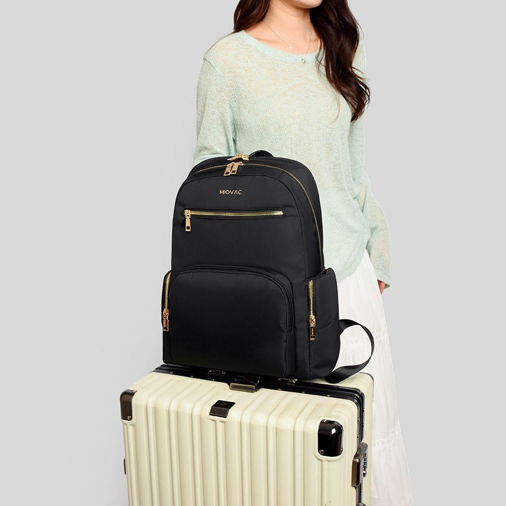 Mochila Mujer Elegante Premium MOVAC Amaia Impermeable Notebook 14 Trabajo Viaje Urbana-3