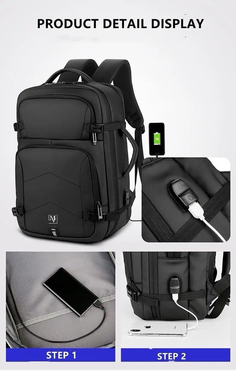 Mochila Maleta MOVAC Adventure Seguridad Antirrobo Impermeable Multifuncional-4