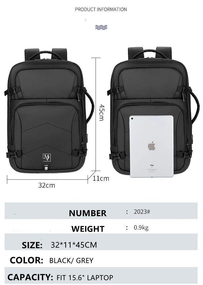 Mochila Maleta MOVAC Adventure Seguridad Antirrobo Impermeable Multifuncional-5