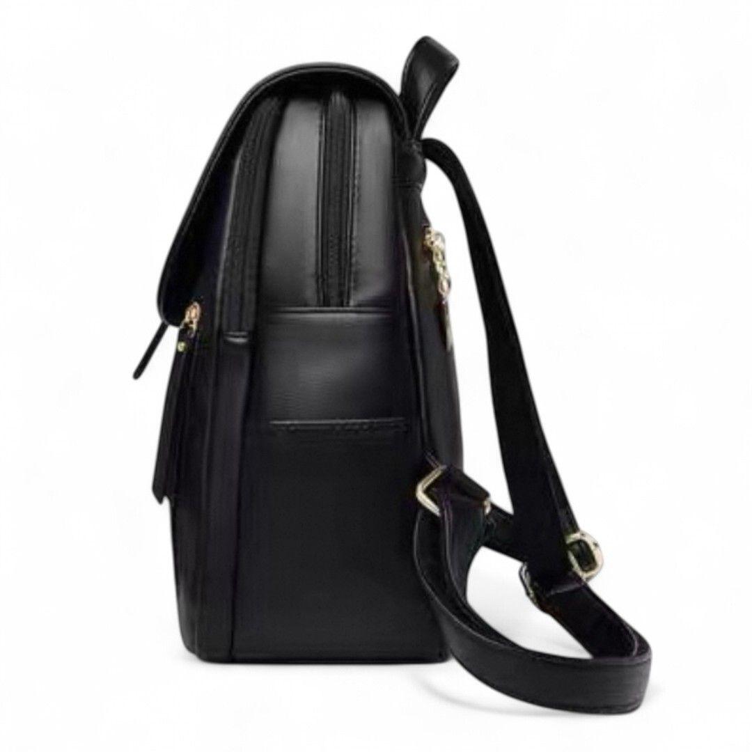 Mochila Mujer Cuero Pu Antirrobo Alta Calidad Gran Capacidad-2