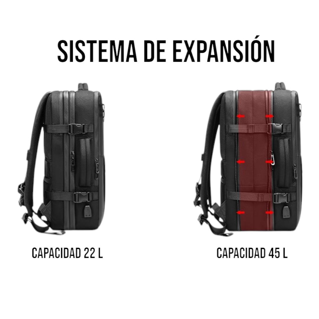 Mochila MV Movac AirPack de Viaje con Bolsa Comprimible 22-45L-2
