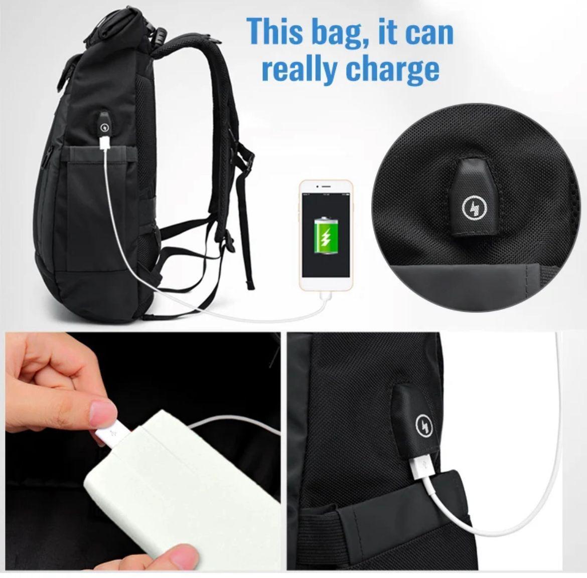 Mochila Ejecutiva Tipo Sobre con Puerto USB Multifuncional Notebook-2