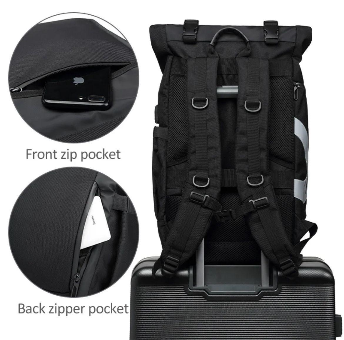 Mochila Ejecutiva Tipo Sobre con Puerto USB Multifuncional Notebook-3