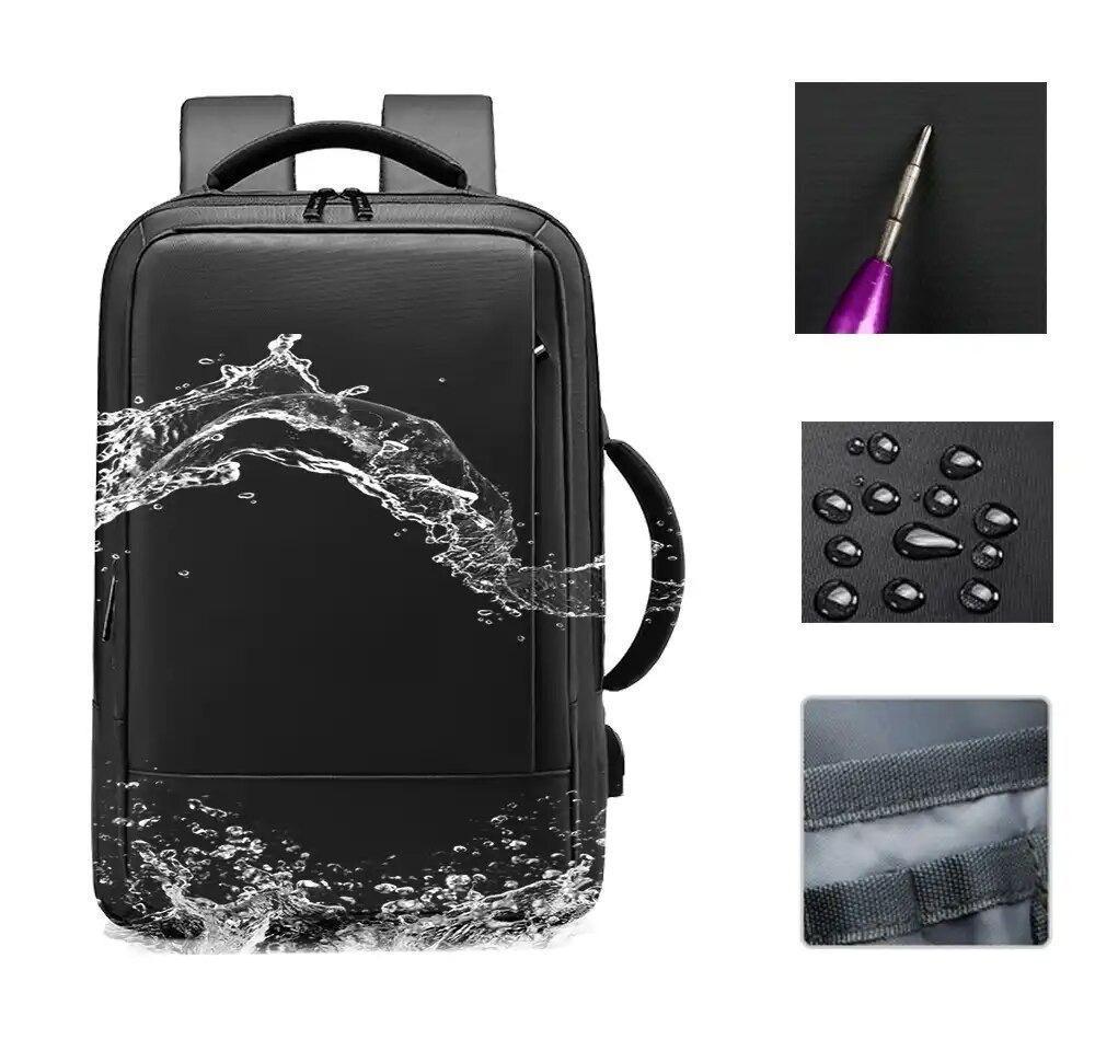 Mochila Movac Essence Antirrobo Con Puerto Usb. Multifuncional.-4