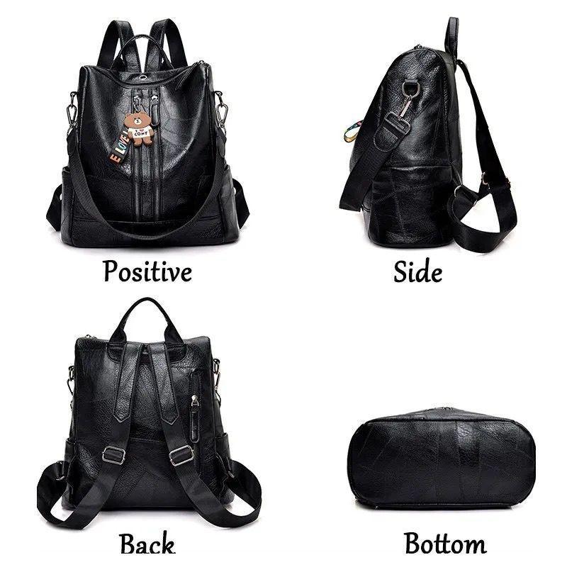 Mochila MOVAC Ultra Elegance Antirrobo para Mujer De Material Cuero PU -2