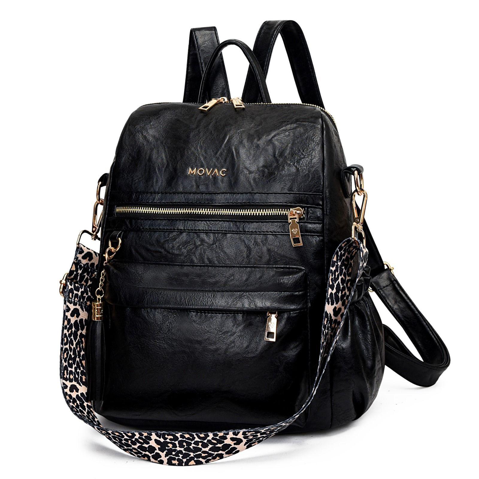 Mochila Cartera MOVAC Urban Chip Cuero PU Mujer a la Moda Multiuso-2