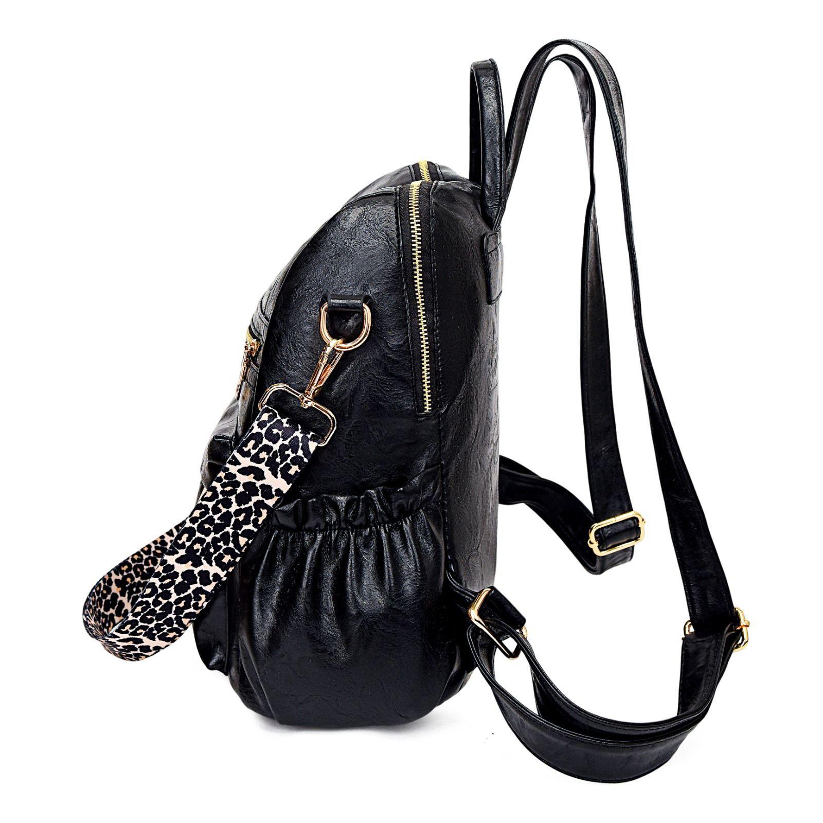 Mochila Cartera MOVAC Urban Chip Cuero PU Mujer a la Moda Multiuso-3