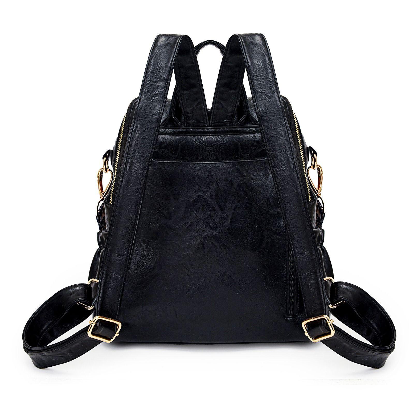 Mochila Cartera MOVAC Urban Chip Cuero PU Mujer a la Moda Multiuso-4