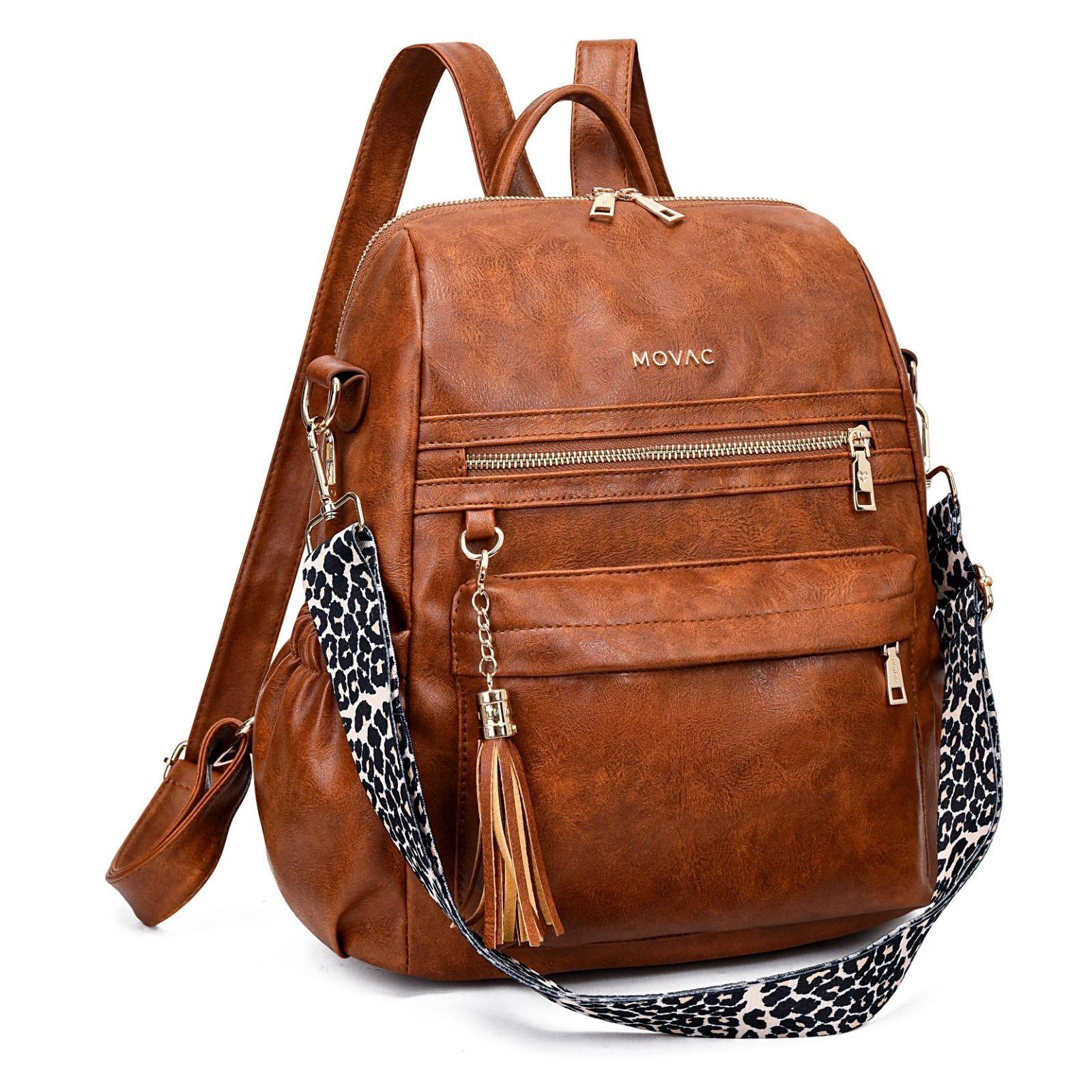 Mochila Cartera MOVAC Urban Chip Cuero PU Mujer a la Moda Multiuso-2