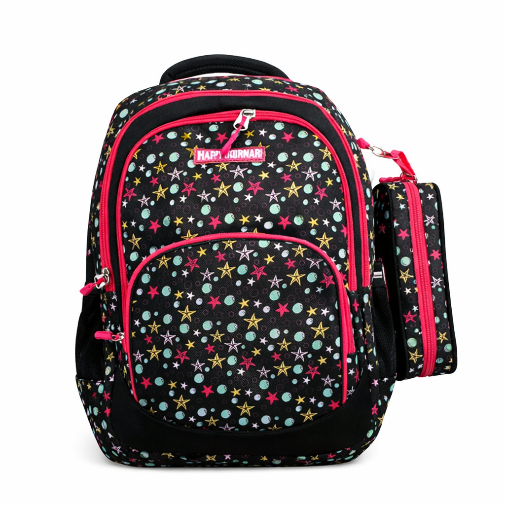 Mochila set escolar con estuche ni a Liviana y con m ltiples bolsillos regreso a clases Modelo Viral-3