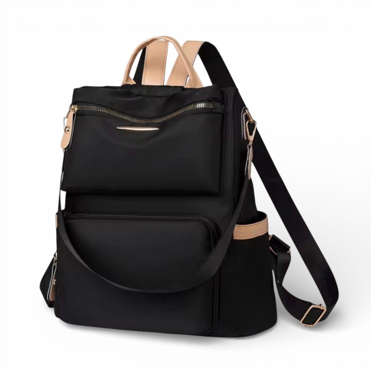 Mochila Mujer Antirrobo Impermeable Multifuncional Gran Capacidad Dise o Elegante-2